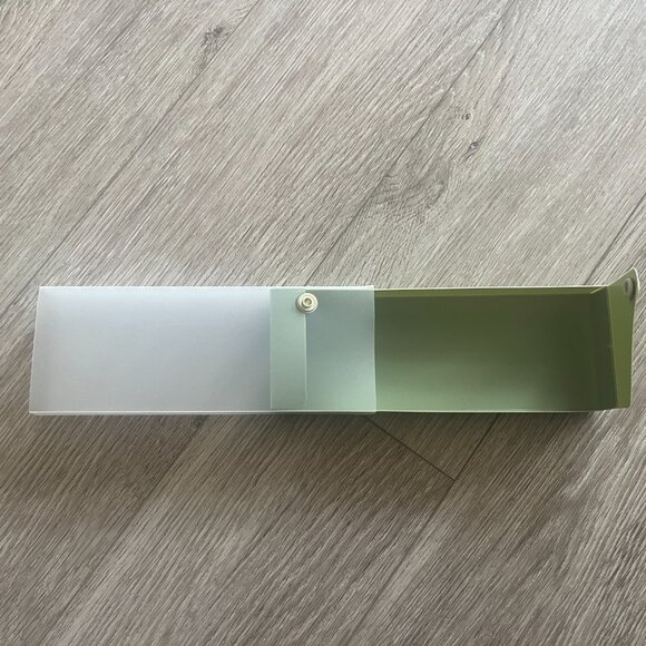 Translucent Plastic Pen Case with Snap | New - Picture 5 of 5